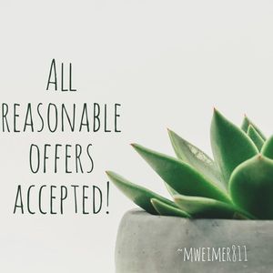 Accepting all reasonable offers!!